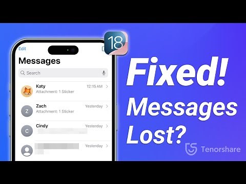 How to Recover Lost Messages After iOS 26/18 Update