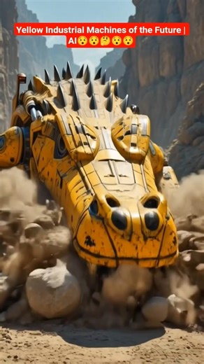 Top 10 Yellow Industrial Machines of the Future |AI Titan Machines#AIMachines #smartmachines#shorts