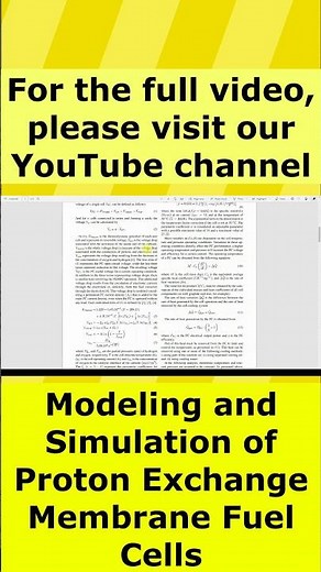 Modeling and Simulation of Proton Exchange Membrane Fuel Cells