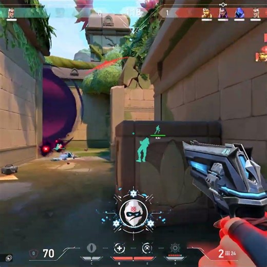 The CALMEST calm aim clip in Valorant..