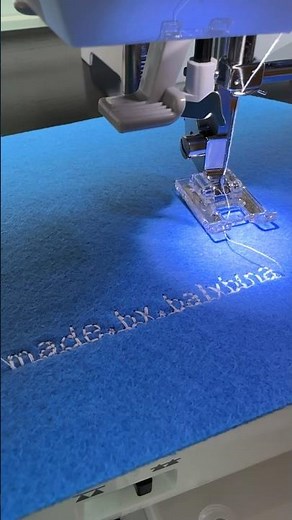 Letter stitching on Singer Quantum Stylist 9960 #quietbook #sew #madebybalybina #singermachine