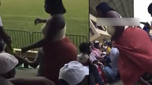 They Really Clapping For Her Huge Cheeks!