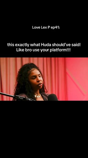 1.1M views · 27K reactions | Anybody siding with Huda is the type of people who let folks play in their face.. no thank you! | Lex P | Facebook