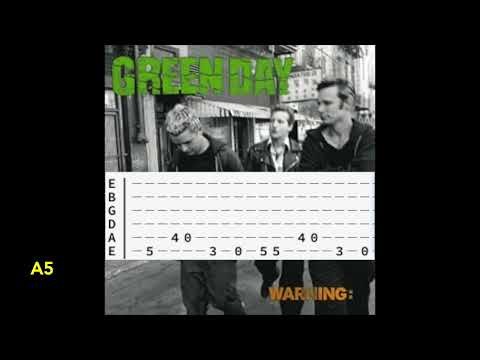 Backing track - Green Day - Warning
