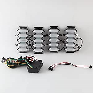 LED Daytime Running Light for Suzuki Jimny 2019 2020 2021 2022, 6000K Front Grille DRL + Yellow Turn Signals