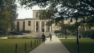 Fall morning walk to the library 🍂 #WeAre | Penn State