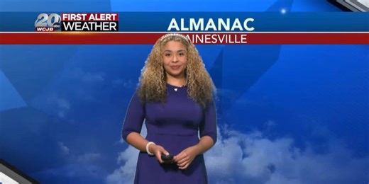 WCJB First Alert Weather Forecast | 6 p.m. Sunday