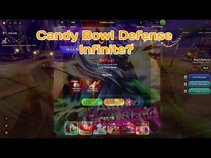 Does the Candy Bowl Defense Gamemode Infinite?! Here's your answer! • Anime Last Stand • Roblox