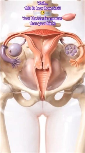 Wait… This Is How Your Bladder Works?! 😳 | 3D Anatomy Explained #Shorts