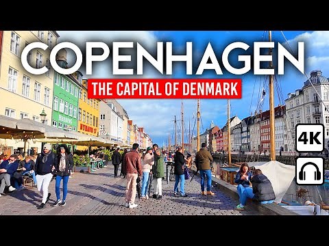 COPENHAGEN, Denmark 🇩🇰 City of Canals & History | 4K Walking Tour