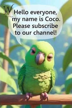 Talking Parrot Says Hello | Please Subscribe to Our Channel