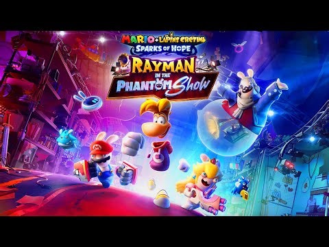 Mario Rabbids Sparks of Hope Rayman The Phantom Show DLC 100% FULL GAME Gameplay Walkthrough