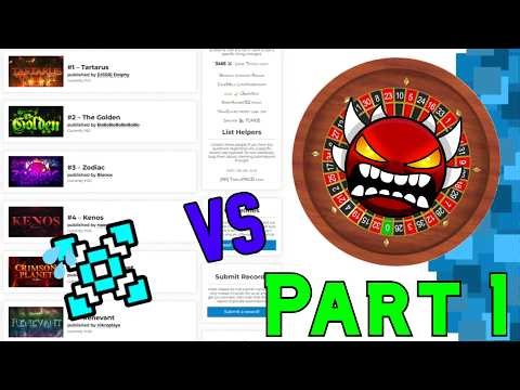 BEATING the 2020 Demonlist Roulette Part 1 (1% - 10%) | Geometry Dash
