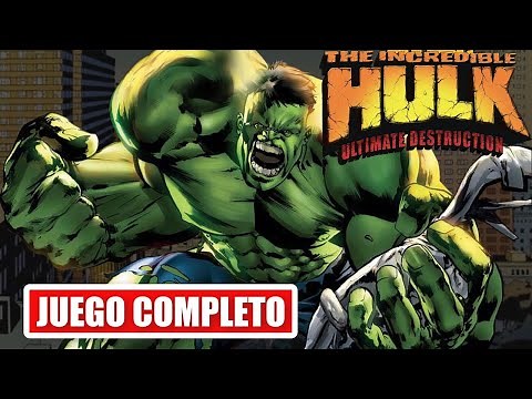 THE INCREDIBLE HULK ULTIMATE DESTRUCTION Juego Completo ESPAÑOL - HULK FULL GAME (Longplay PS2)