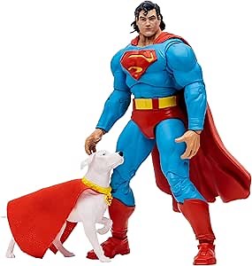 McFarlane Toys - DC Multiverse Superman & Krypto (Return of Superman) 7in Figure McFarlane Collector Edition #9