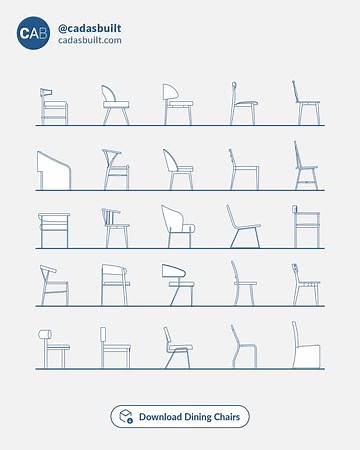 CADasbuilt on Instagram: "CAD Dynamic Blocks - Dining Chairs 🪑 ✅ 25 Dynamic CAD Blocks and Vector Drawings ✅ 4 Views for each Block: Front, Back, Side, Top ✅ Wipeout included How to get a FREE Sample? 👋 Follow @cadasbuilt 🚀 Save this post 🏷 Comment with a 🪑 #cadasbuilt #cadblocks #architexture #illustrarch #archisource #letsshowitbetter #showitbetter #archiboom #learnarchitectureonline #architecturalvisualization #arch_grap #archilove #architizer #arc_only #next_top_architects #architecture