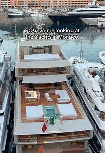 The yachts in Monaco can make you feel… #monaco #pov | monaco