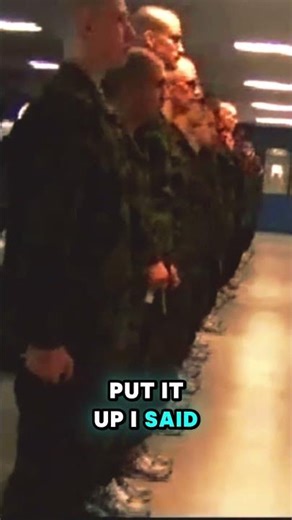 “Face-to-Face with Fury: The Drill Instructor’s First Yell” #marines #army #military #navy #bootcamp