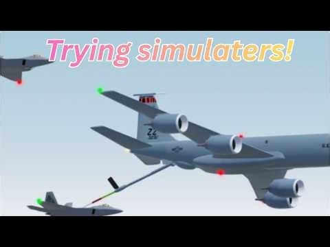 Trying sims part 2!aero flights.