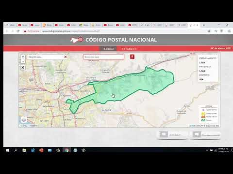 How to find out postal codes in Peru and provinces