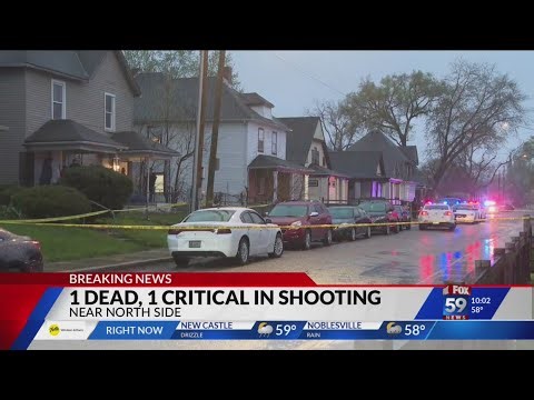 IMPD: 1 dead, 1 critical after shooting on Indy's near north side