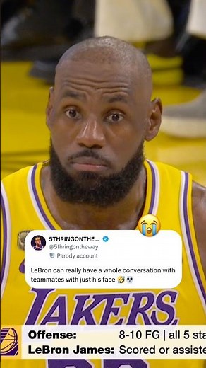 What did LeBron say? 🤔😂 (h/t 5thringontheway/X)