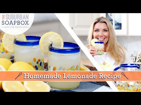 Homemade Lemonade PLUS How to Make Simple Syrup