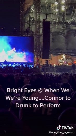 Bright Eyes at When We Were Young. Connor Oberst is a mess, I’ve loved them going back 20 years and this is by far the worst performance at the festival including the street drummers outside. Get well Connor #whenwewereyoung #adaytorememeber #emo #lasvegas #poppunkmusic #mychemicalromance #paramore #takingbacksunday #jimmyeatworld #sensesfail #alkalinetrio #allamericanrejects #brighteyes