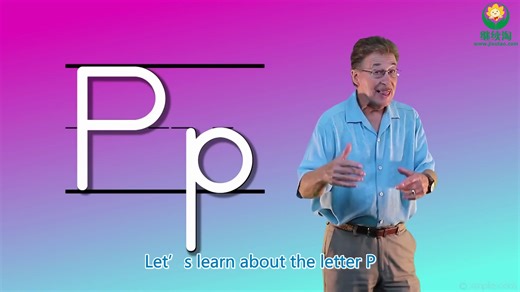 07. Learn The Letter P _ 认识字母Pp 字形字音以及首字母发音 Phonics 自然拼读全系列