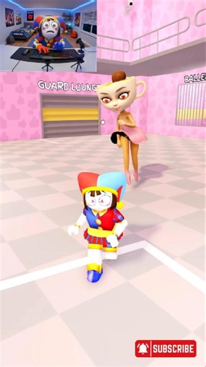 POMNI ESCAPES BALLERINA CAPPUCCINA PRISON RUN… 😱 (Roblox Obby)