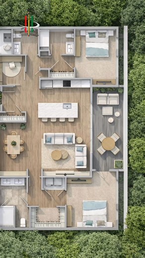 Smart & Spacious Two Bedroom Apartment Floor Plan Idea 🏡✨ Looking for a functional and modern two bedroom apartment floor plan idea? This layout is designed for maximum space efficiency, natural light, and comfortable living. Perfect for small families, rental properties, and real estate listings that need strong visual presentation. A well-designed floor plan helps buyers understand the space instantly — making properties easier to sell and rent faster. Need a professional 2D or 3D floor plan 