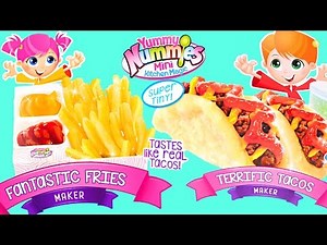 Yummy Nummies Fantastic Fries & Terrific Tacos Makers Food Kits Review by DCTC
