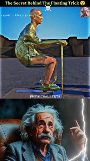 The Truth Behind the Floating Trick 😮 #shorts #sigmaphysics #physics