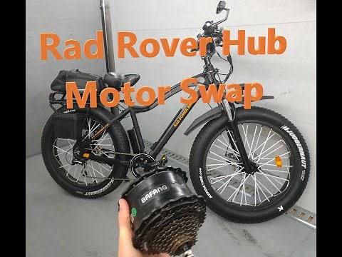 750w Bafang Hub Motor Install/Swap - Rad Rover Ebike