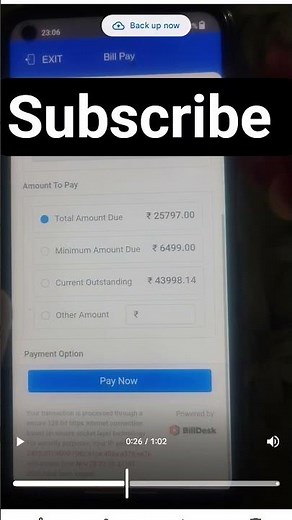 Sbi credit bill payment | sbi credit card repayment kaise kare | sbi credit card bill payment #sbi