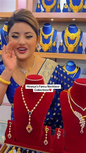 Hiranya’s Fancy Necklace Collections❤️#hiranyajewellers #goldfancynecklace #puresoul #bestgoldstore #foryoupage