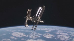 ISS with Space Shuttle