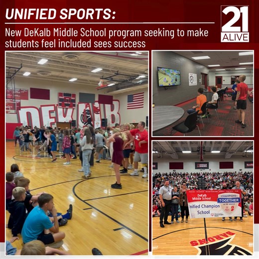 It's also the first middle school in Indiana to launch a Unified esports team. DETAILS: https://www.21alivenews.com/2025/10/20/dekalb-middle-school-sees-success-with-program-aimed-help-students-feel-included/ | 21Alive