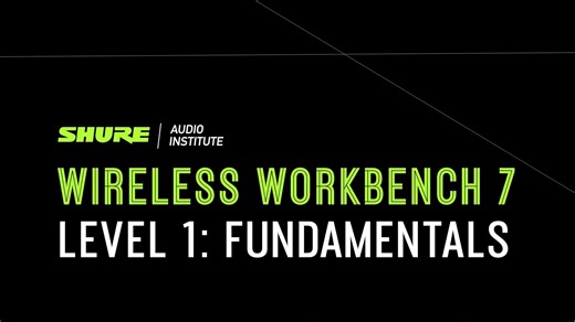 Wireless Workbench 7 Fundamentals Training (Pt.2)： Getting Started