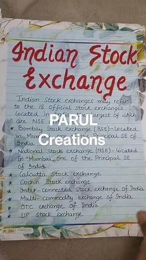 Project on Stock Exchange|| Business Studies Project on Stock Exchange for Class12th CBSE