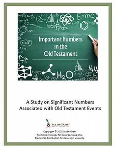 Important Numbers in the Old Testament | Bible Study Charts for Kids & Adults
