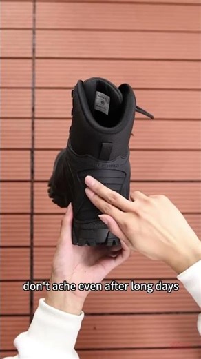 🥾 Rugged waterproof tactical boots with anti-slip sole, puncture guard & reinforced toe