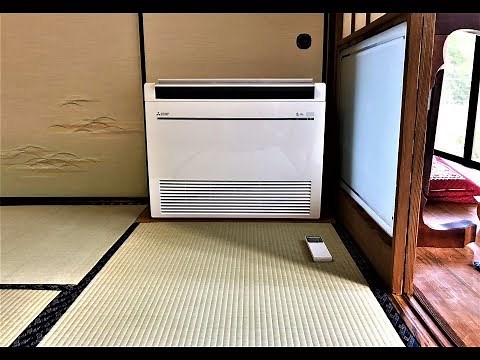 床置きエアコン設置