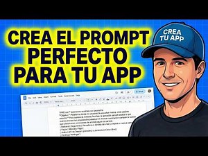 Cómo crear el prompt perfecto para tu app (copia mi método)