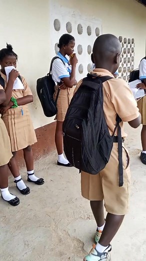 Meet Michael Kamara, a JSS 2 pupil of Aladura Secondary School, presenting his inspiring story titled “My Garie.” | Foday Mansaray