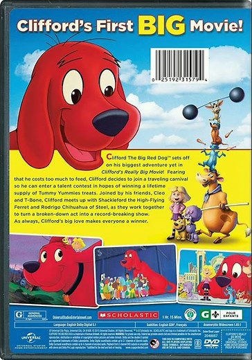 Clifford's Really Big Movie(2004)OST UK DVD Opening