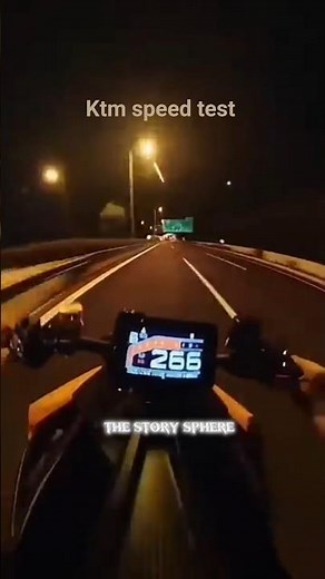 KTM DUKE SPEED TEST