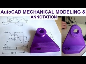 AutoCAD MECHANICAL MODELING AND ANNOTATION | AUTOCAD ANNOMONITOR