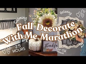 Ultimate Fall Decorate & Clean With Me Marathon 2025 | Fall Cleaning + Decorating Ideas 🍁