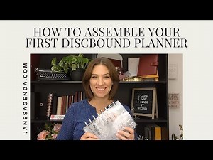 How to Assemble Your First Discbound Planner